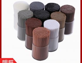 黑色尼龍波紋絲，專業生產設備[明旺]