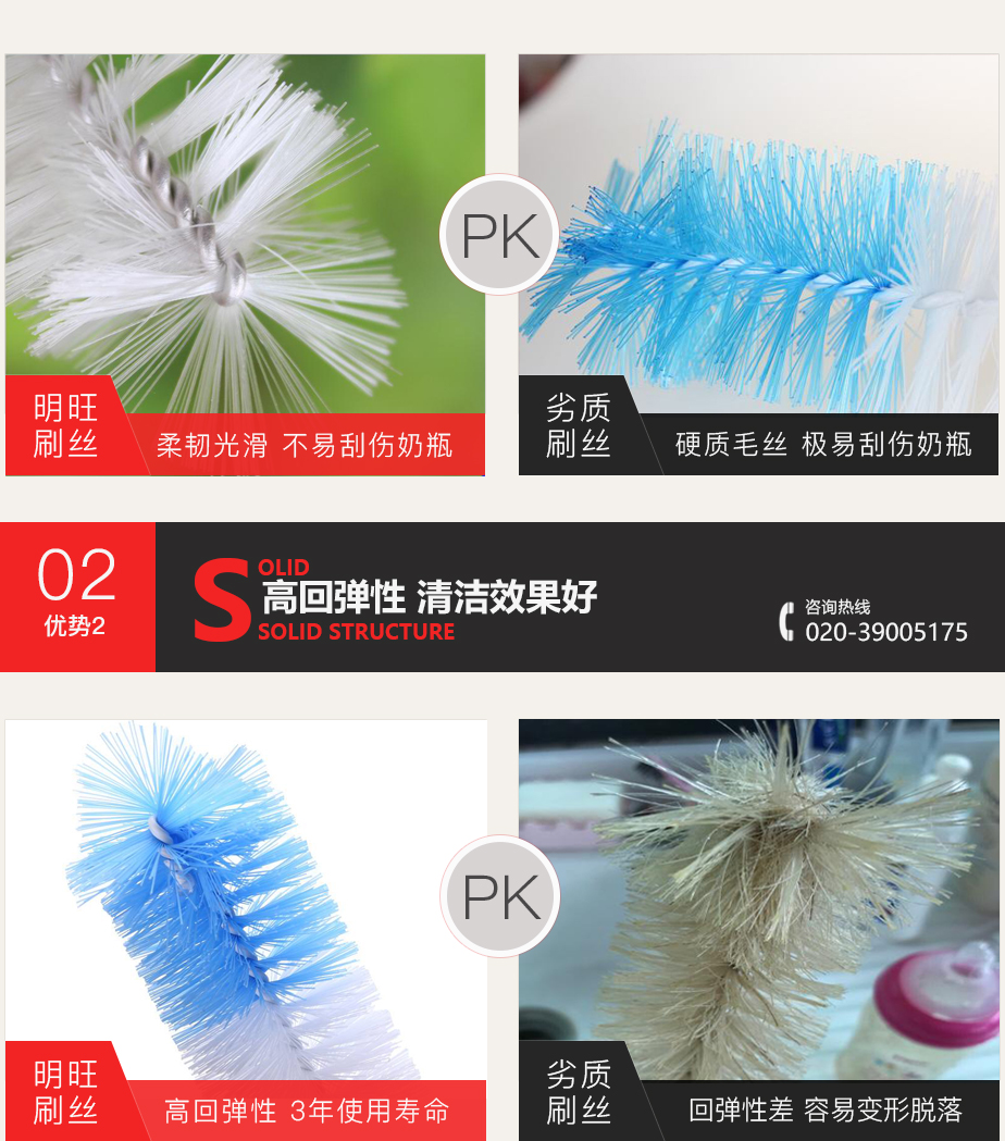 軟毛刷用的尼龍絲是什么材質？[明旺]